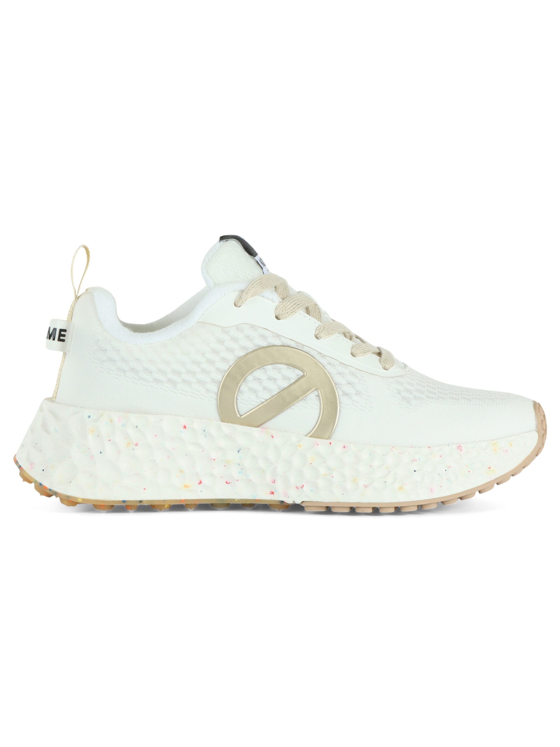 6ANDSLNVDMEMTA0_WMGLD_1__81600 NO NAME SNEAKER DONNA CARTER - WHITE/GOLD - immagine 1