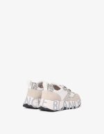 VOILE BLANCHE SNEAKER DONNA CLUB - WHITE/SILBER/BEIGE - immagine 4