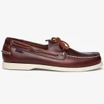 SEBAGO UOMO DOCKSIDES PORTLAND WAX - BROWN