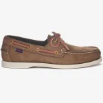 SEBAGO UOMO DOCKSIDES NUBUK - DARK BROWN