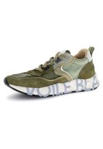 VOILE BLANCHE SNEAKER UOMO CLUB - ARMY GREEN/BEIGE