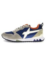 W6YZ SNEAKER UOMO JET - TAUPE/NAVY/AZURE