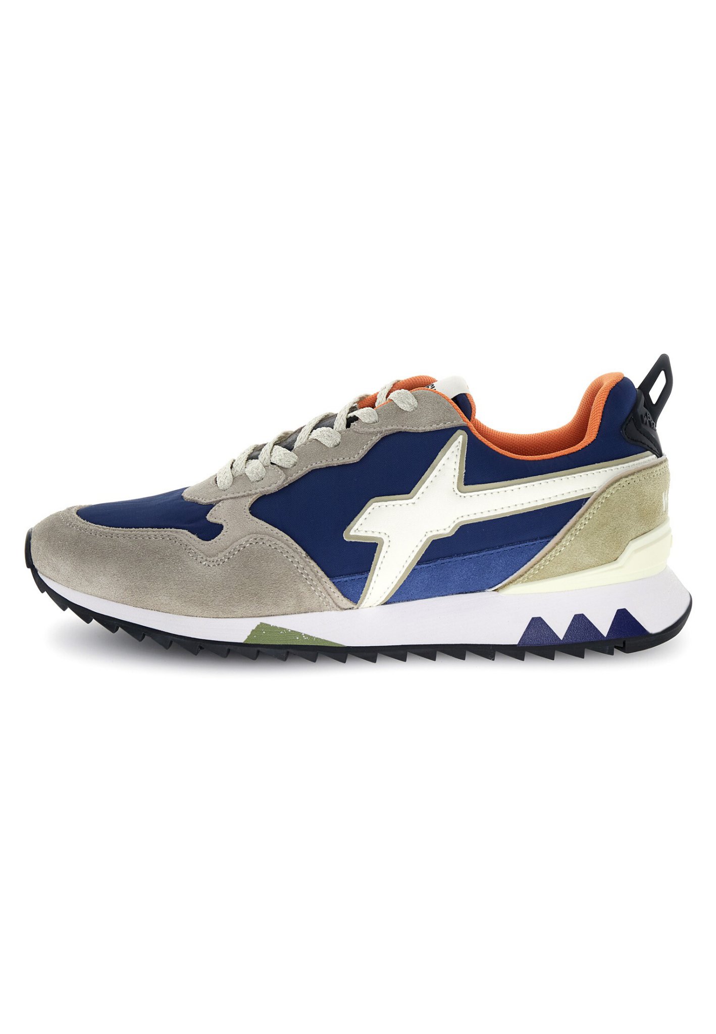 content (18) W6YZ SNEAKER UOMO JET - TAUPE/NAVY/AZURE - immagine 1