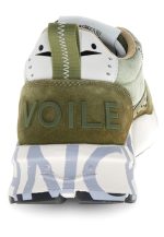 VOILE BLANCHE SNEAKER UOMO CLUB - ARMY GREEN/BEIGE - immagine 4