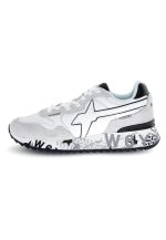 W6YZ SNEAKER UOMO YAK - WHITE/BLACK