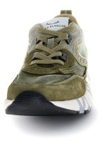 VOILE BLANCHE SNEAKER UOMO CLUB - ARMY GREEN/BEIGE - immagine 3