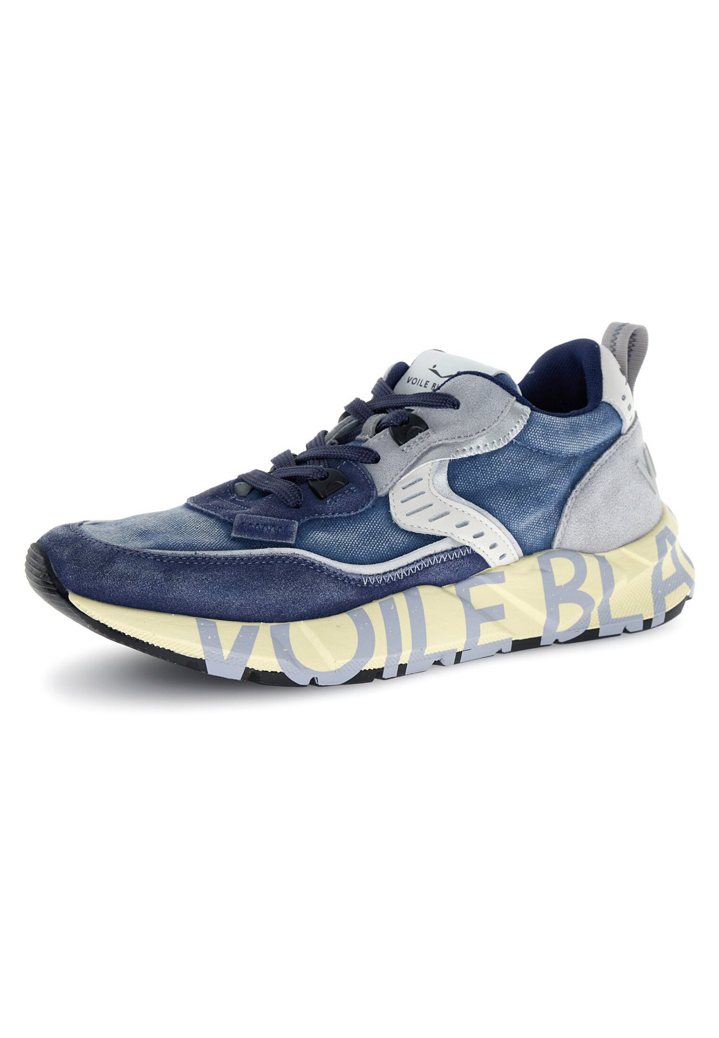 content (6) VOILE BLANCHE SNEAKER UOMO CLUB - INDIGO/GREY - immagine 1