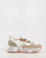 VOILE BLANCHE SNEAKER DONNA CLUB - BEIGE/WHITE