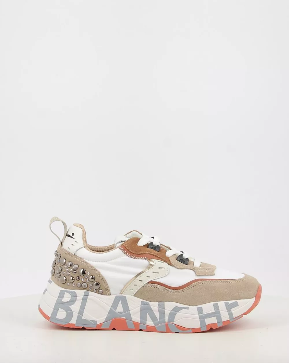 scarpe-da-ginnastica-voile-blanche-club105-arena VOILE BLANCHE SNEAKER DONNA CLUB - BEIGE/WHITE - immagine 1