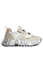VOILE BLANCHE SNEAKER DONNA CLUB - WHITE/PLATINUM